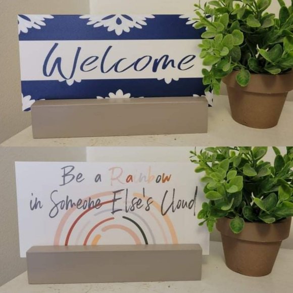 Home Decor Reversible Signs - Picture 3 of 10